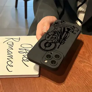 Angel Eyes Soft Phone Case with Jesus Pattern UV Printing Matte Phone Cover 360 Degree Full Protection for iPhone 11 12 13 14 15Pro Max 16 XR X/ XS 7 8 Plus SE Mini for Smartphone Compatible with Galaxy S25