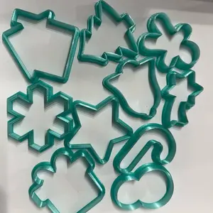 3D Printed Christmas Cookie Cutters - Food Safe