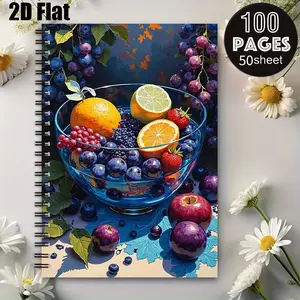 1 Spiral Coil Notebook 5.7x8.26 Inch, Durable Binding, Perfect for Daily Journaling, Travel Log, Camping Adventures, Thanksgiving Gift, Christmas Present, Back to School Supplies, Office Notes, Student Stationery, Ideal for Outdoor Enthusiasts an