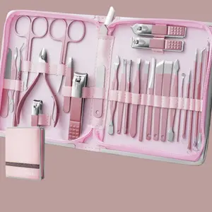 26 PCS Nail Clippers Pedicure Kit Cuticle Nipper Tool  Professional Set for Manicure and Foot ,Perfect for Professional & Personal Use