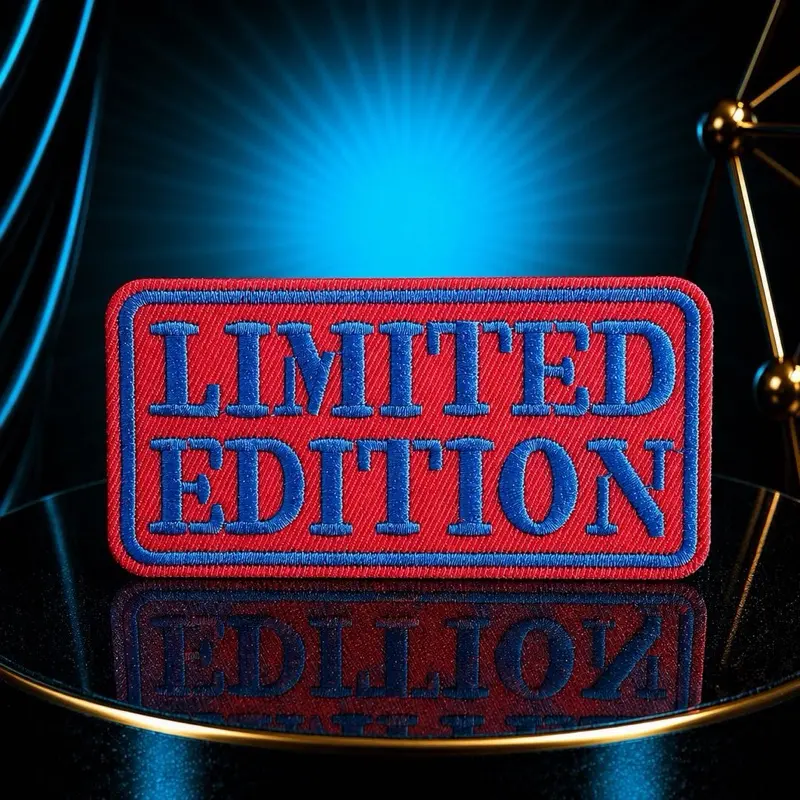 Limited Edition Iron-On Patch, Iron-On Fabric Accessory for Clothing Decor
