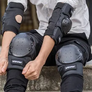 4PCS Knee & Elbow Pads Set – Protective Gear with Hard Shell for Motorcycle, Cycling & Skateboarding