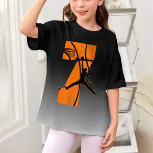 7th Birthday Basketball 7 yr Bday Party 7yr Seven Years Old T-Shirt