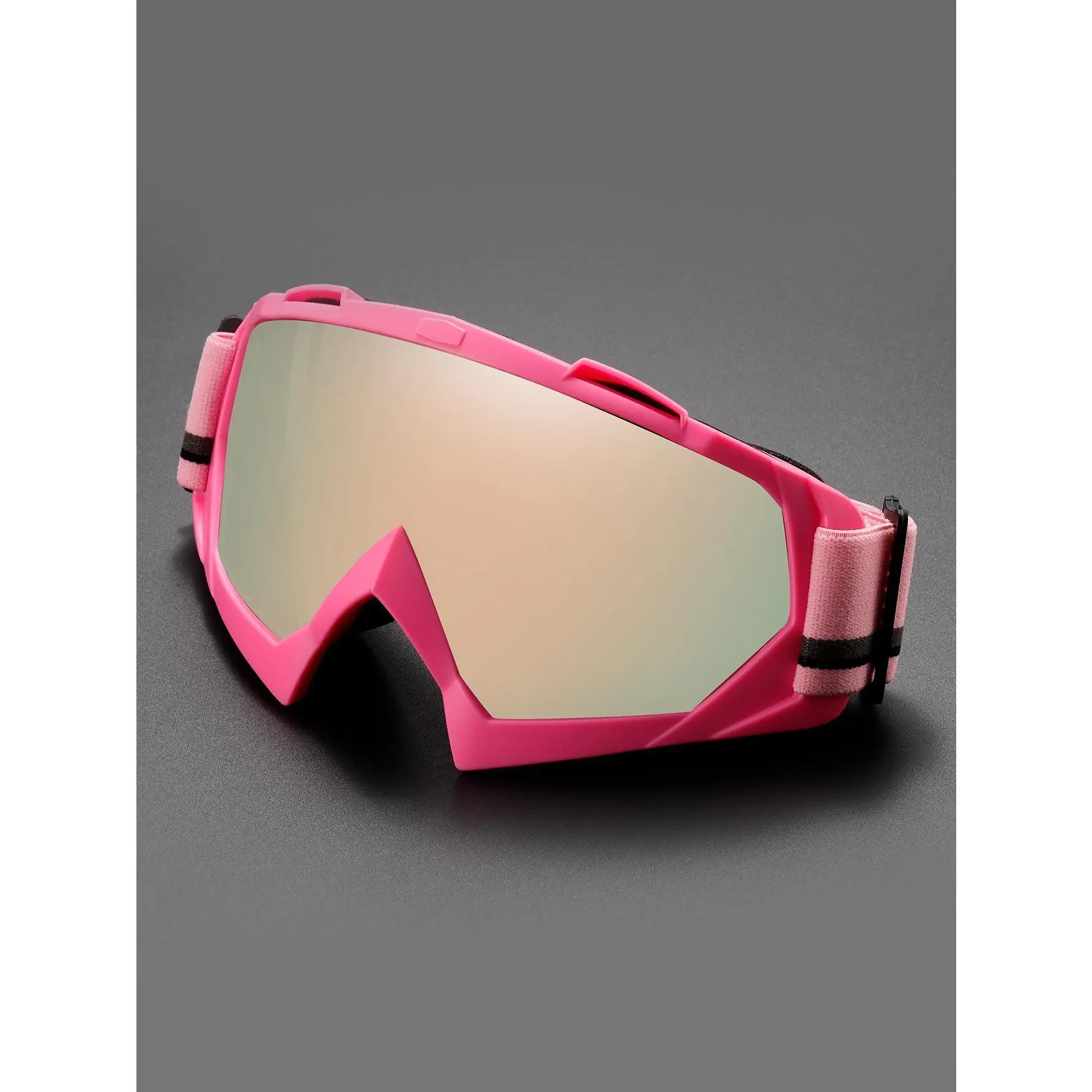 Film-Enhanced Cylindrical Ski Goggles, Unisex Anti-Fog and Windproof Eyewear for Outdoor Skiing & Cycling, Anti-Fog Lens, Cycling Skiing