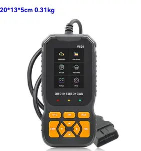 OBD2 Scanner Diagnostic Tool V520 Car Scanner Vehicle Code Reader Enhanced Automotive Fault Diagnostic Tool with Read/Erase Fault Code Cloud Data Print Car Scan Check Tool for Cars After 1996