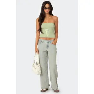 Petite Magda Acid Wash Low Rise Baggy Jeans Petite Magda Acid Wash Low Rise Baggy Jeans