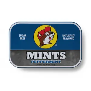 Buc-ee's Peppermint Mints - Pure Refreshing & Naturally Cool Mints with Real Peppermint Oil for Instant Freshness Travel Friendly Sugar-Free Vegan-Friendly Candy - Sweet