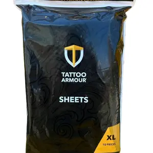 Tattoo Armour XL 10pk Aftercare Sheets 60cm x 90cm.