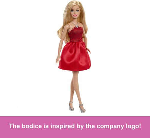 Mattel Collectible - Barbie Ruby Red Doll, Mattel 80th Anniversary  [COLLECTIBLES] Paper Doll