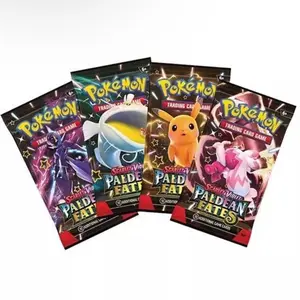 Pokemon Paldean Fates 4 Booster Pack - Set of 4 Cards for Enhanced Collection and Card Expansion