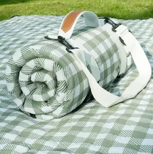 Waterproof Picnic Blanket Beach Outdoor Camping Mat Extra Large Foldable Cute Big Travel Essential Accessories Gift Park Patio Lawn Garden Grass Ground PlayMusic Festival Concert Must Have