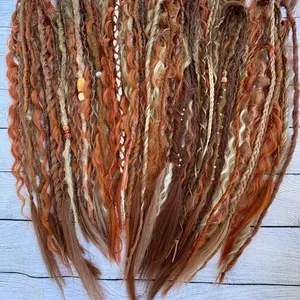 24” Cowboy Copper Penny Blonde Dreadlock Extensions