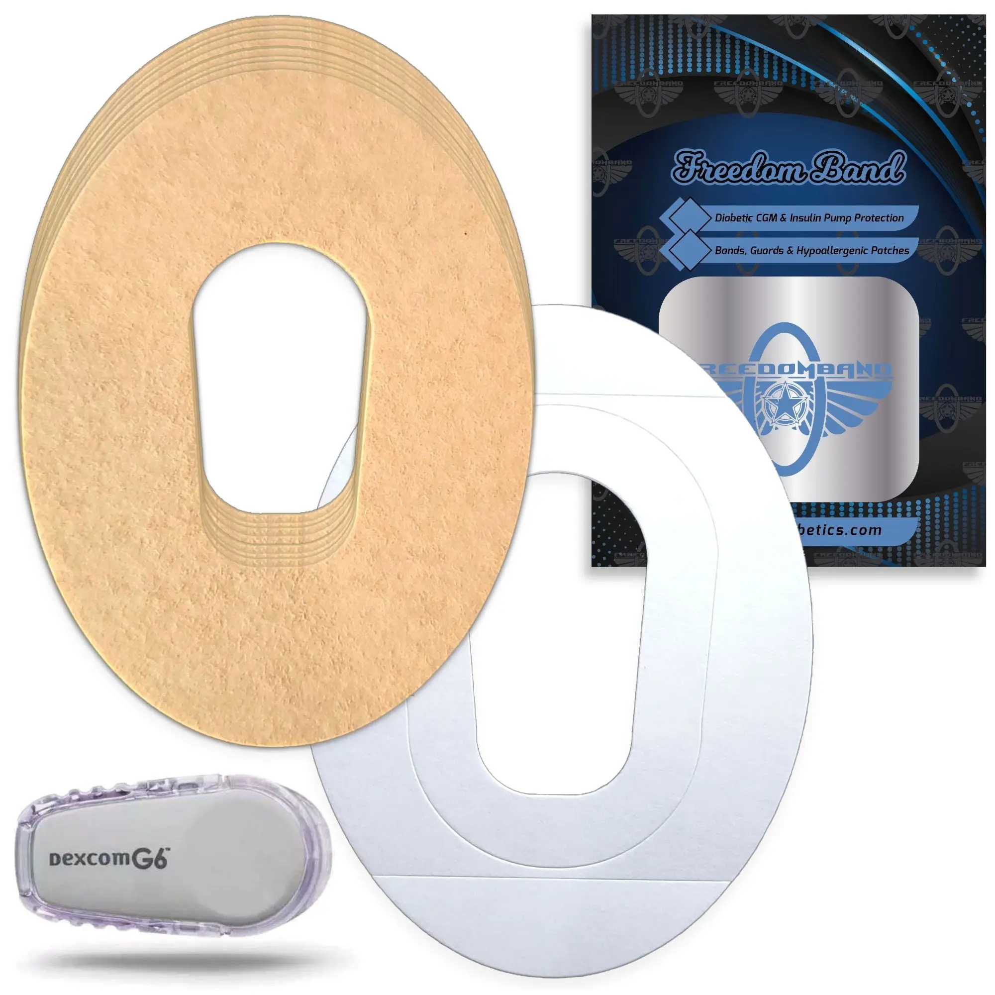 Dexcom G6 CGM Overpatch | 3.75x4" Adhesive Sensor Patch