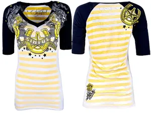 Sinful By Affliction Women's T-shirt OK Corral