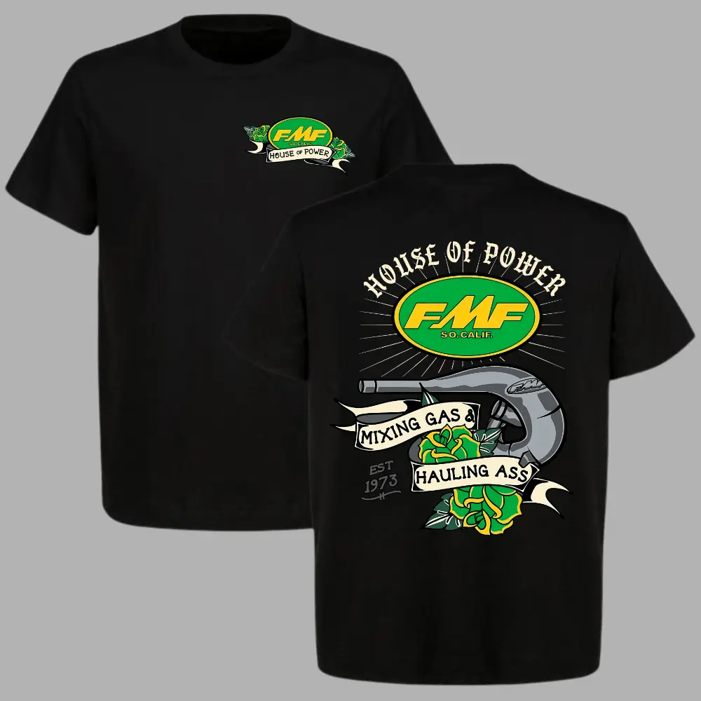 FMF Racing House of Power T-Shirt, Sweatshirt, Hoodie, Mixing Gas Hauling Ass Graphic Pullover, Unisex Streetwear, Unisex Motorcycle Fan Gift