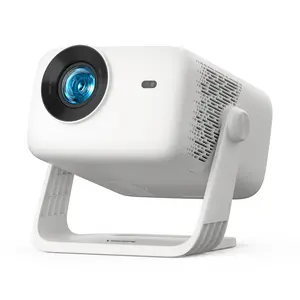[VISSPL Smart Home/Outdoor Projector - 1000 Lumens/4K Support/Built-in Genuine Google TV/180° Rotating Stand/Voice Control/Auto Focus]
