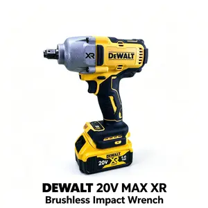 DEWALT DCF900 20V MAX XR 1/2" High Torque Impact Wrench, Brushless Cordless, Hog Ring Anvil, For Automotive & Construction