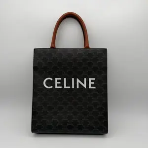 Pre-owned Celine RL Triomphe Canvas Vertical Tote Bag