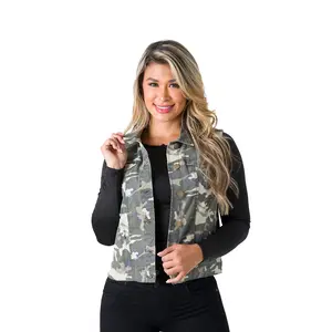 Camo Print Chaleco 7B6509CL