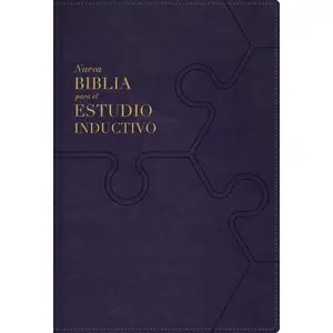 NBLA, Nueva Biblia para el estudio inductivo, Leathersoft, Interior a dos colores, Morado, Comfort Print