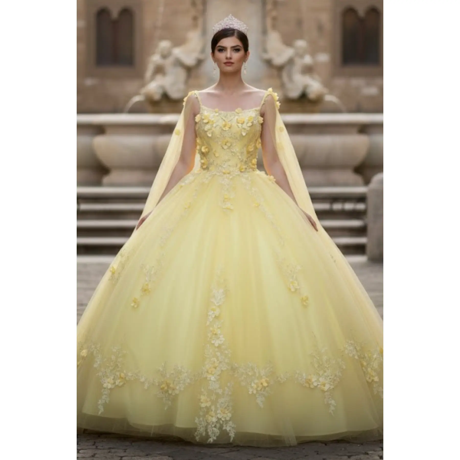 long sleeve women's wedding dresses Jules
