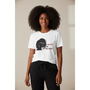 Minding My Melanin Tee: Inspirational Afrocentric Cotton T-Shirt