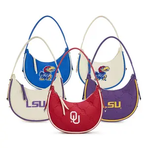 NCAA Shoulder Bag for Women Sport Hobo Purses and Handbags Clutch Underarm Purse with Adjustable Strap,017