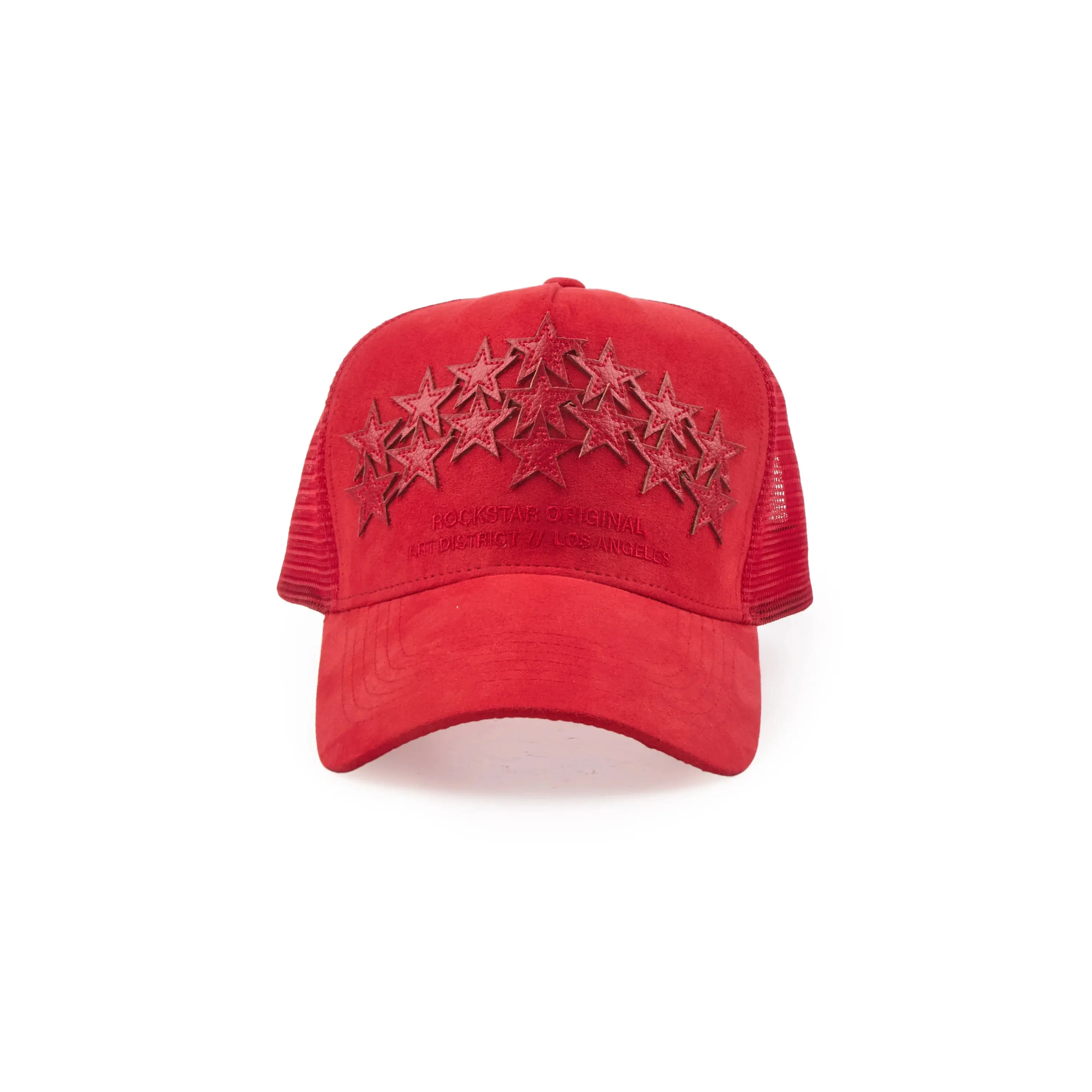 Kurve Red Rhinestone Trucker Hat Kurve Red Rhinestone Trucker Hat