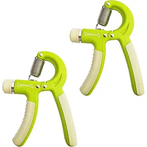 Strengthener Hand Grip 2 Pack Kid Boys Girls Teenager Strength Trainer Number Counter Forearm Finger Wrist Gripper Exerciser 5-30kg Adjustable Stretcher Squeezer Workout