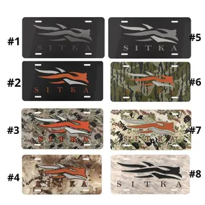 SITKA camo Vanity License Plate, Car Accessory
