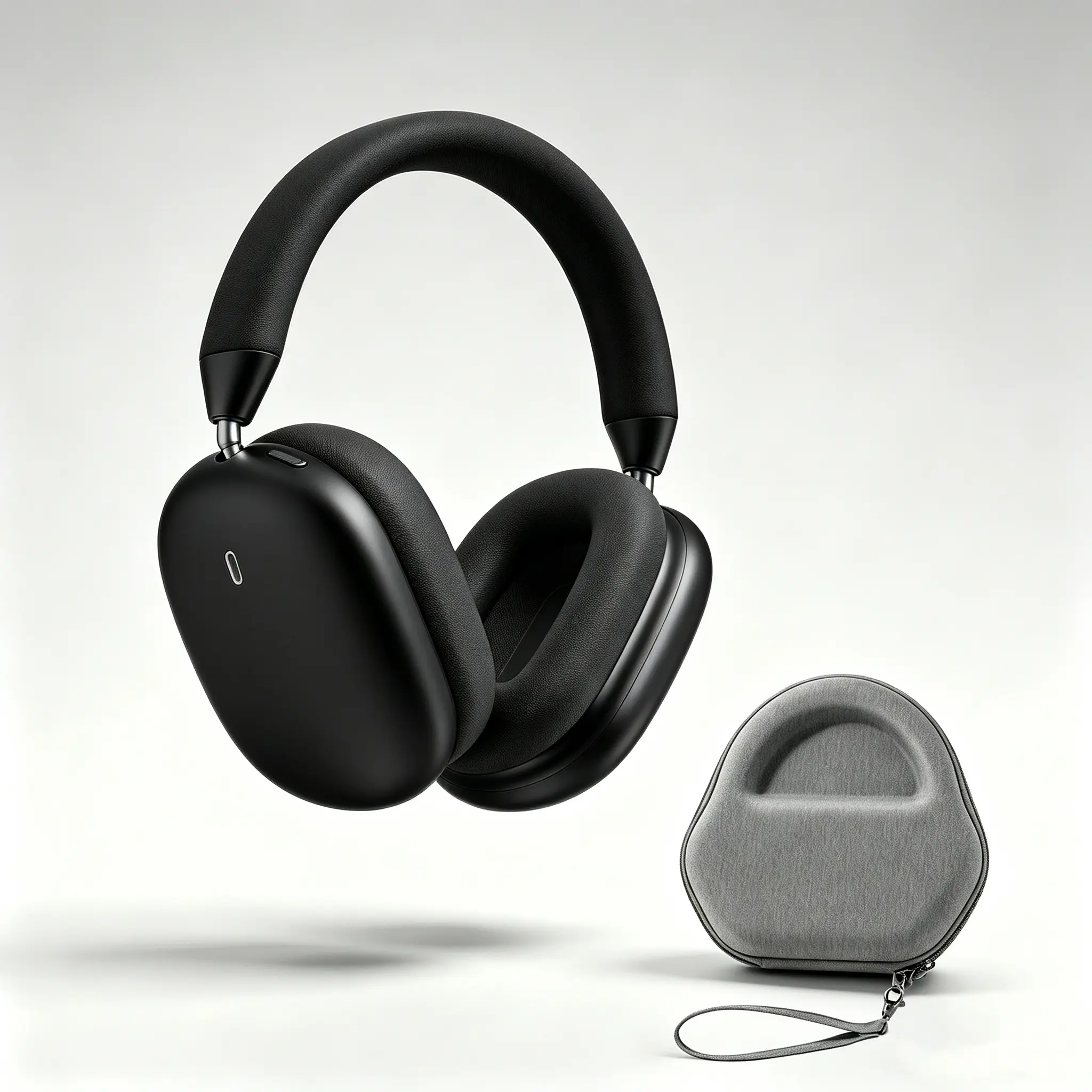 H35 Wireless Bluetooth Headphones with Touch Control & Active Noise Canceling, Detachable Magnetic Ear Cushions Over Ear Headphones, Portable Stereo Headset With Bonus Storage Carrying Case For Office Study Party Travel Holiday Birthday Gift