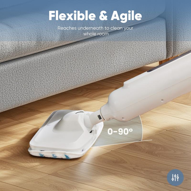 【NEW COLOR】Steam Mop for Floor Cleaning,Lightweight FloorCleaner for Hardwood/Tile/Laminate Floors Carpet,With 2 Pads