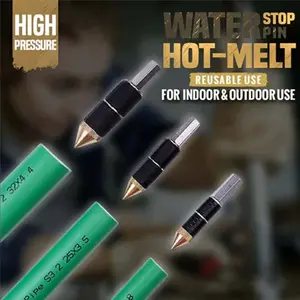 Hot-Melt Water Stop Pin Kit, Essential Plumbing Tools for Kitchen & Bathroom Repairs, Durable Design for Reliable Performance