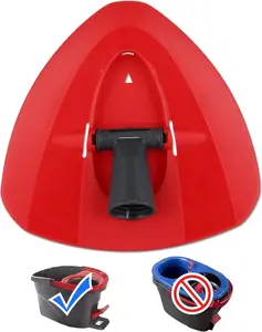 Spin Mop Base for Vileda/Cedar EasyWring Microfibre Spin Mop 1 Tank System - Rotating Triangle Mop Heads Refill Plastic Cover Replacement Accessories
