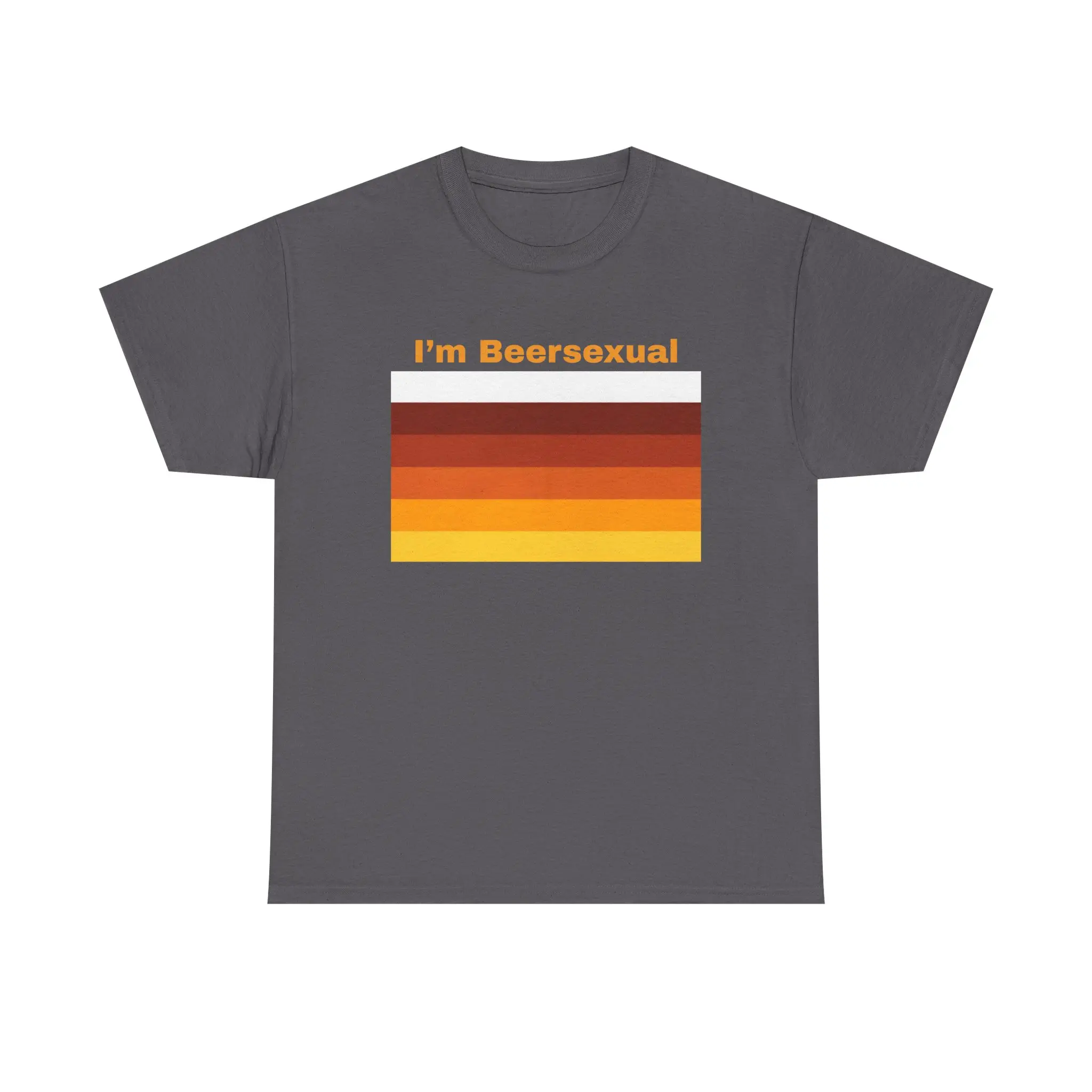 I'm Beers*xual Unisex Heavy Cotton Tee - Funny Shirt - Party - Joke - Gift for Men and Women