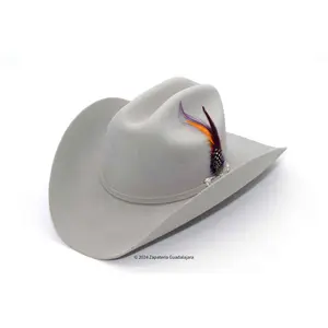 TENNESSEE 100X FELT COWBOY HAT MARLBORO GREY PLATINUM