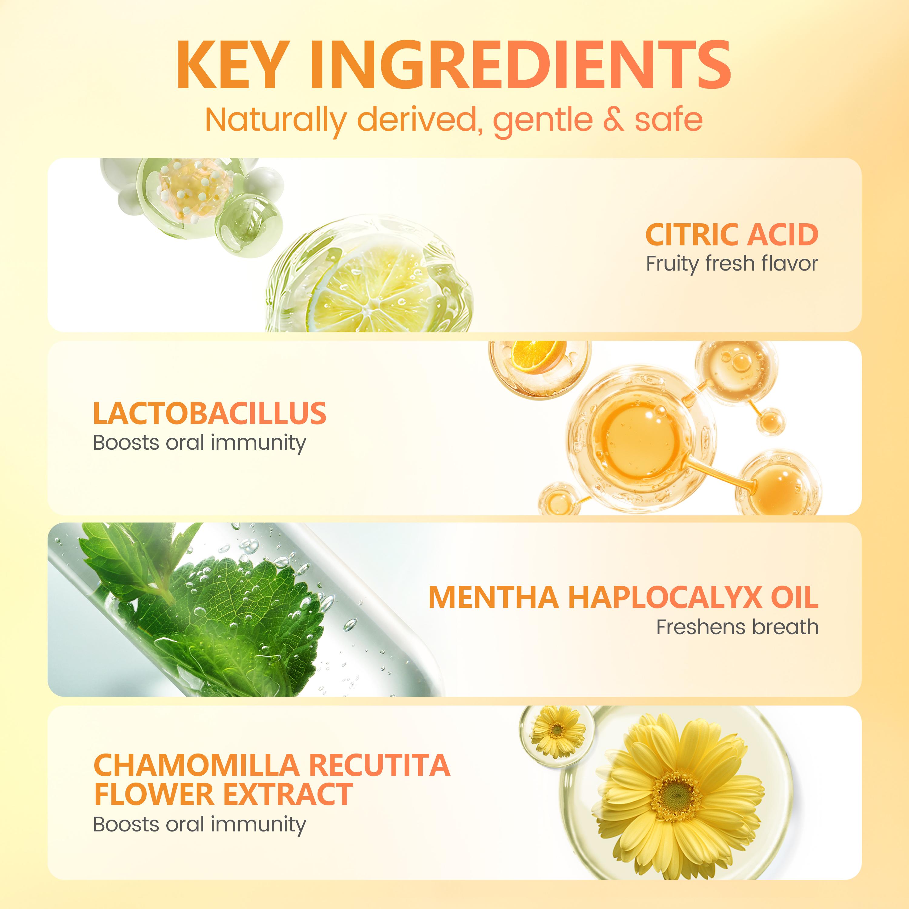 CEELIKE nHAP-Pro Whitening Teeth Strips+ Fresh Breath Oral Spray Set | 5% Hydroxyapatite + 8% PAP Formula · Easy At-Home Brightening · Fresh Breath Anytime