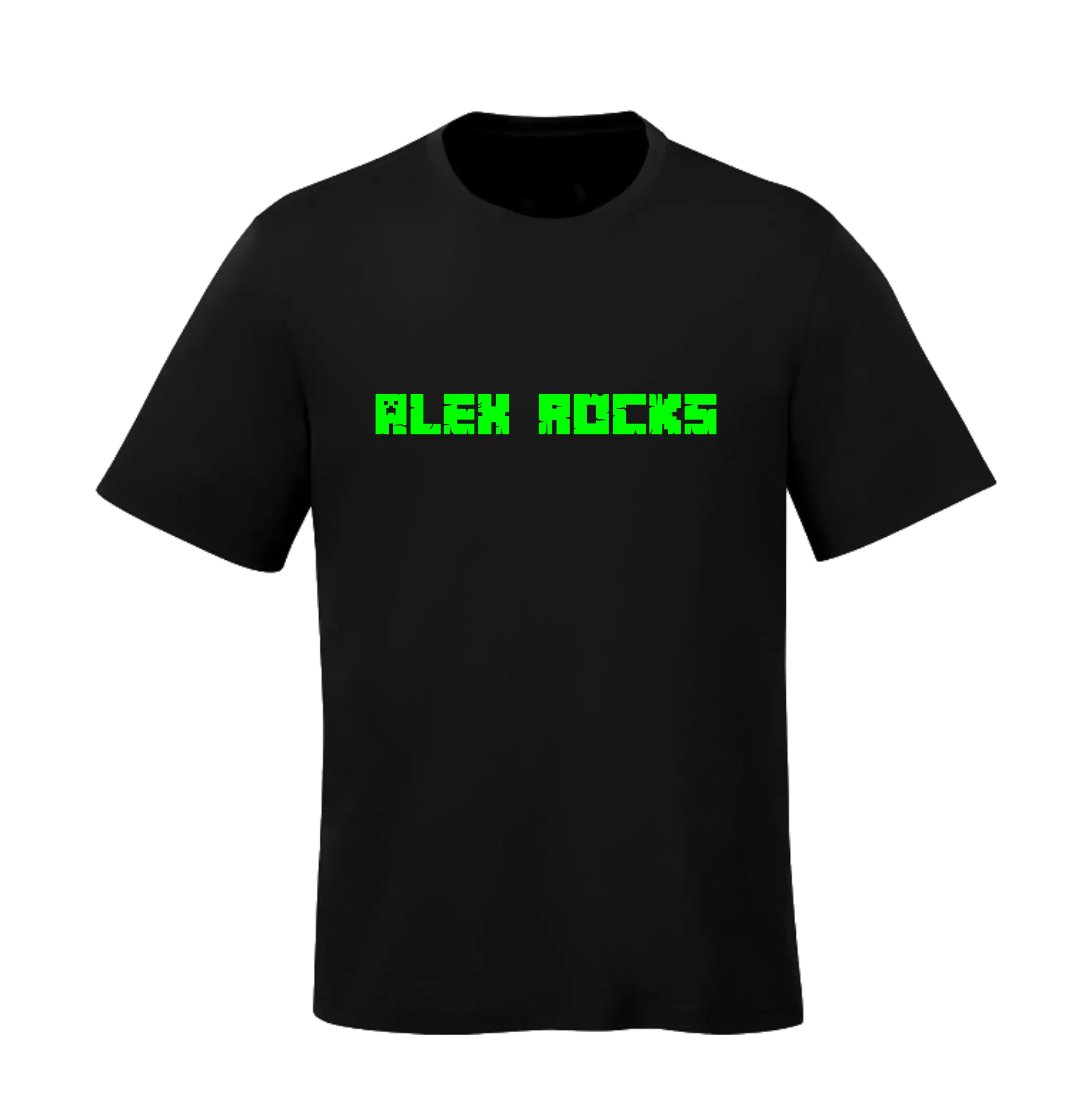 Minecraft Parody Shirt, "Alex Rocks", Funny Tee Graphic on Premium Soft Material Casual Menswear Tshirt