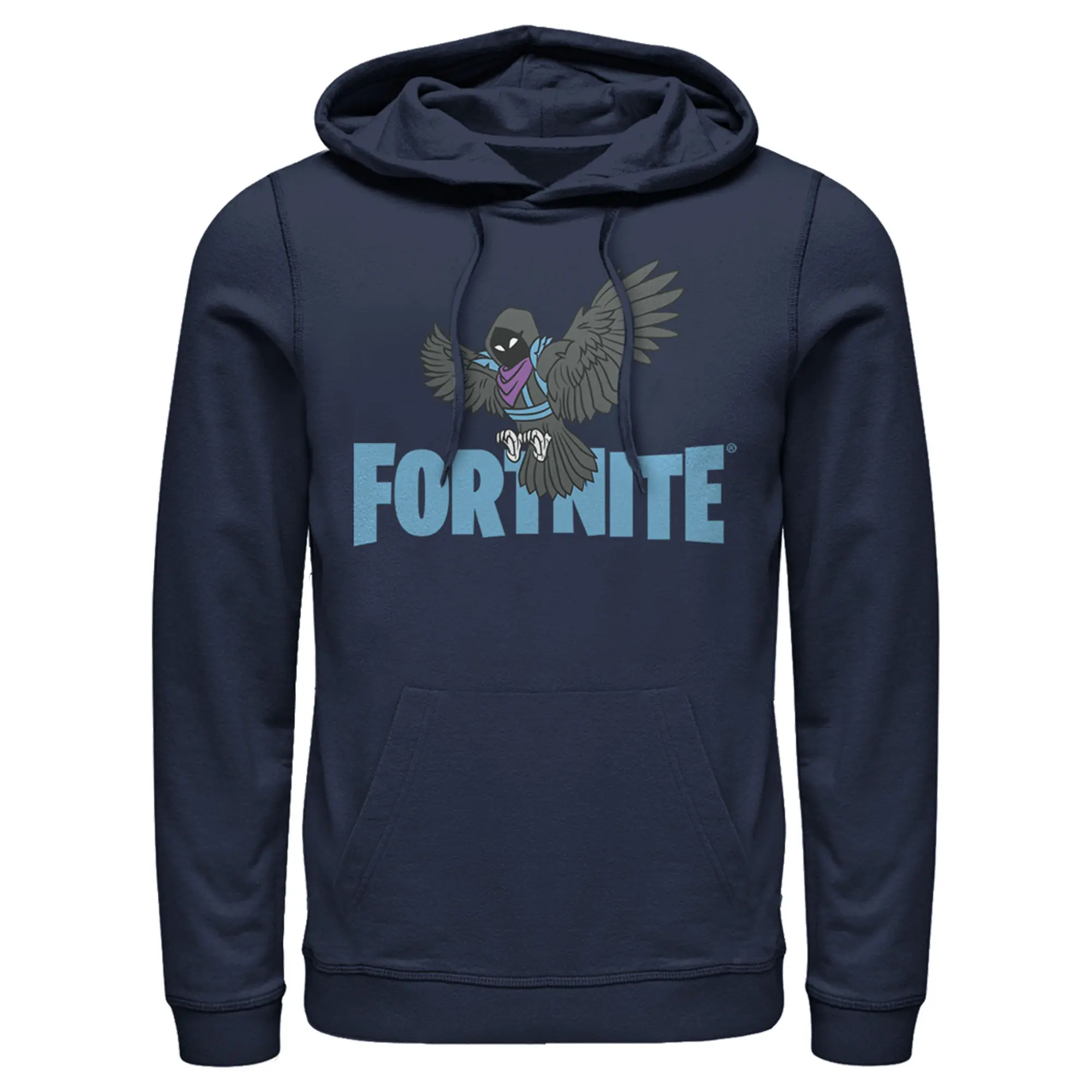 Men's Fortnite Raven Logo Pull Over Hoodie