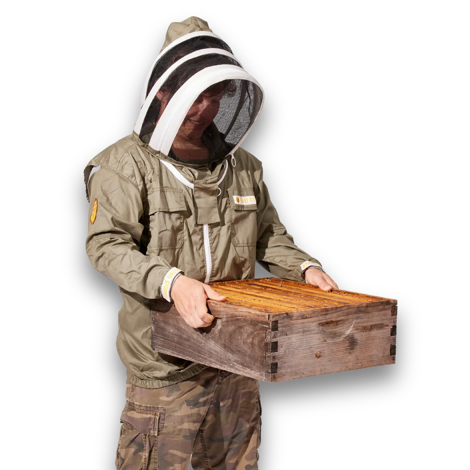 Unisex Adult Performance Beekeeping Jacket - Zipper, Wide Neck, Breathable, Comfortable, Ventilation, Incredibly Light, Built to Last, Affordable Home & Garden Beekeeping Supply, Single Layer, Easy to Clean