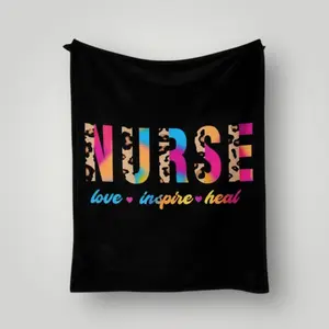 Healthcare & Nurse Throw Blanket Soft Durable Medical-Themed Designs for Nursing Students Registered Nurses Future Surgeons Graduation Pinning Ceremonies Dorm Rooms Offices Clinics Cozy Study Sessions Night Shifts