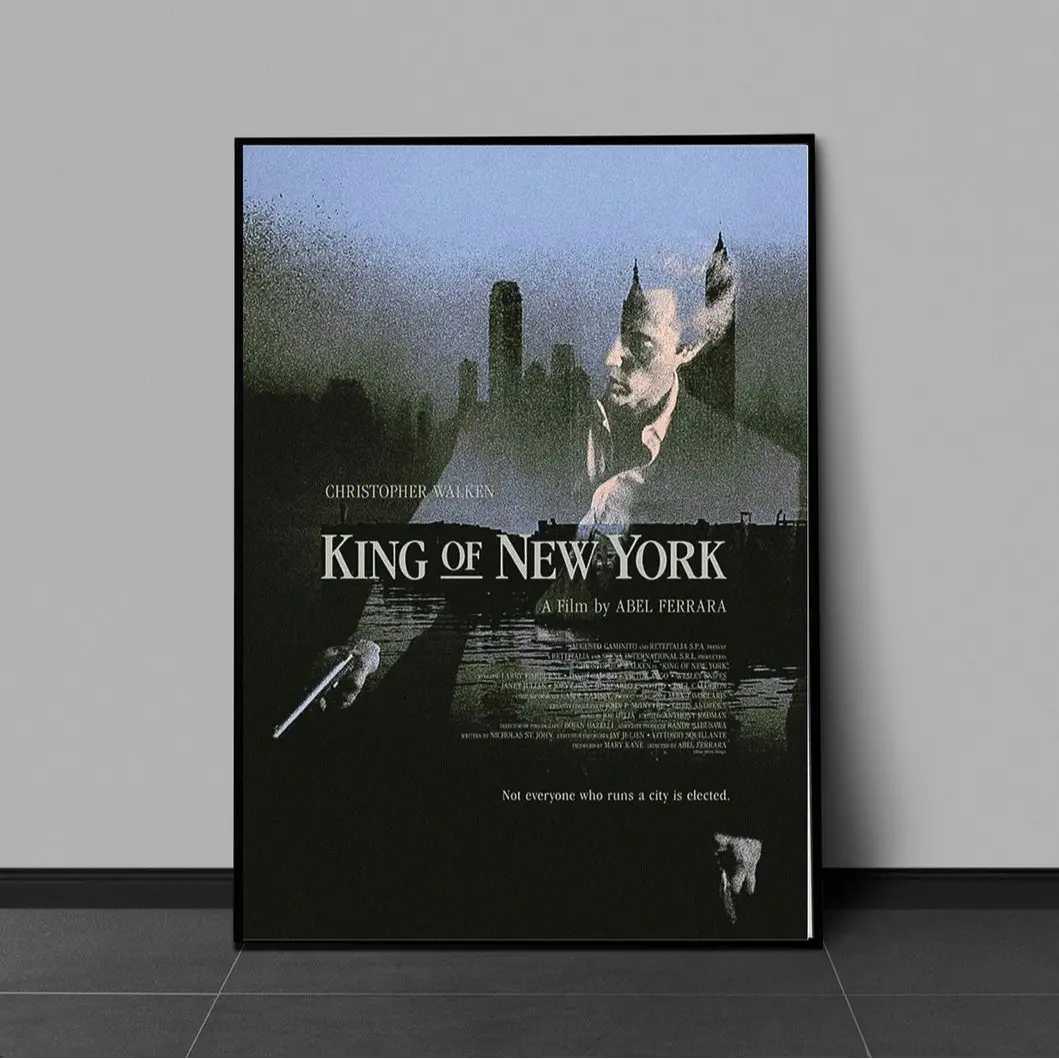 King Of New York (1990) Movie Poster Movie Print, Hip Hop Movie Posters, Wall Art, Room Decor, Home Decor, Art Poster For Gift, Office Decor
