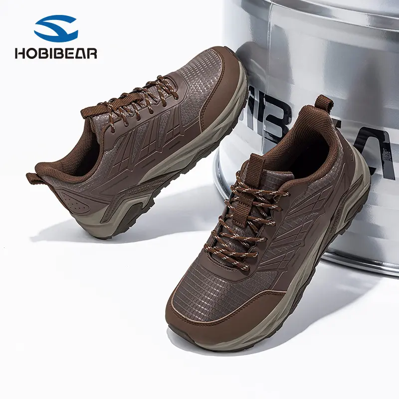 HOBIBEAR Men's Stylish Wide Casual Trainers - Spring/Autumn New Comfortable Sneaker, Sports Shoe, Walking Shoe, Footwear for Outdoor & Travel