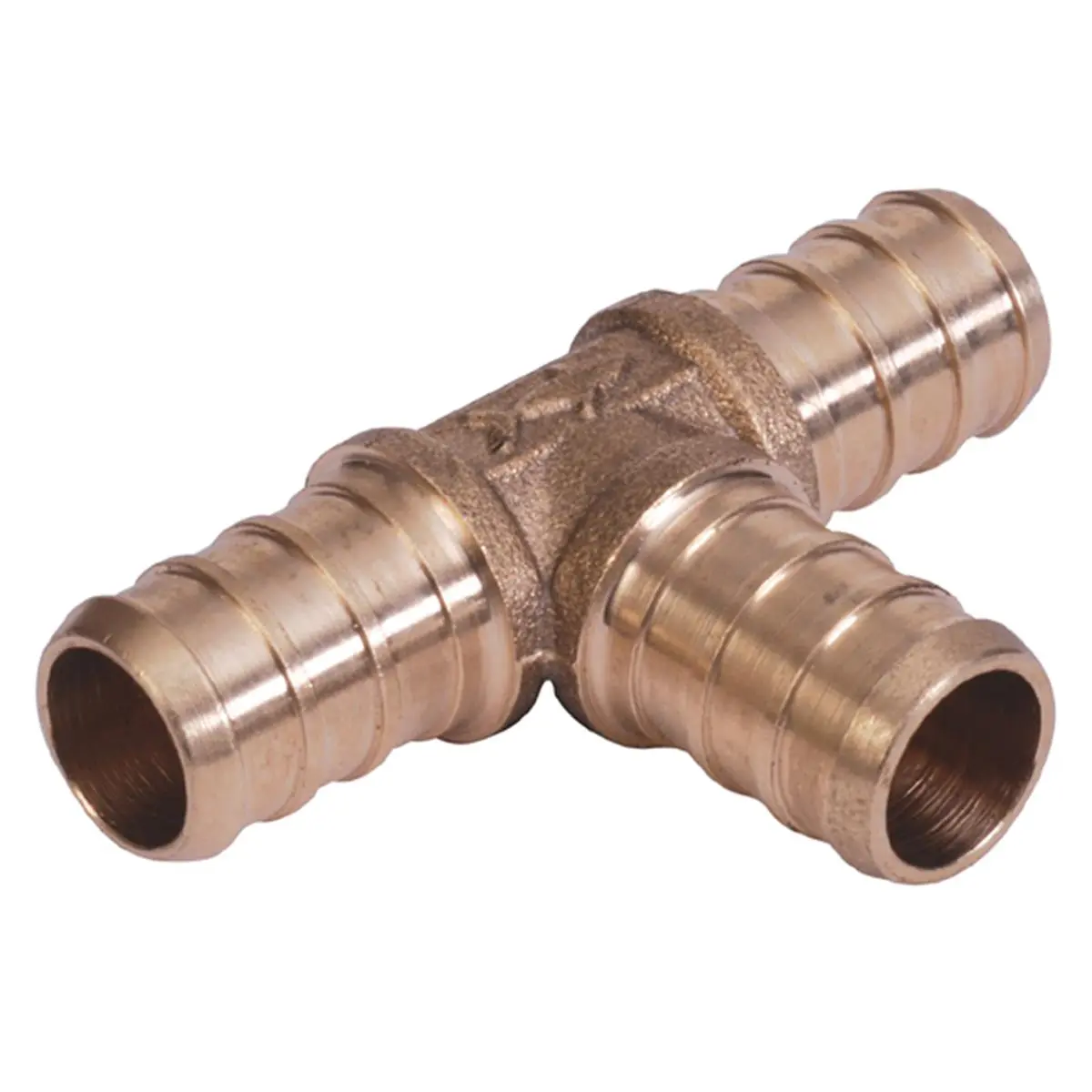 212 MAIN Bulk Pack 0.75" Pex Tee Water Pipe Fitting, Lead-Free DZR Brass, Corrosion-Res., NSF Approved for Boating Water Sports