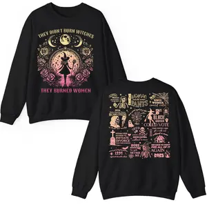 They Didn't Burn Witches They Burned Women Shirt, Feminism Shirt, Feminist Witch Shirt, Women Empowerment, Women's Rights Shirt WR005