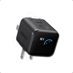 Anker Smart Display Charger,Anker Nano 45W Fast Charging USB C Charger with Smart Recognition,Built-in Care Mode,Compact with 180°Foldable Plug,Compatible for iPhone 17/16/15 Series(Black)