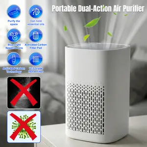 Air Purifiers for Home, True HEPA Filter, Medium Rooms Up to 1,000 Sq Ft, Removes 99.9% of Mold, Viruses, Wildfire Smoke, Allergens, Pet Allergies, Dust, AUTO Mode, Whisper Quiet