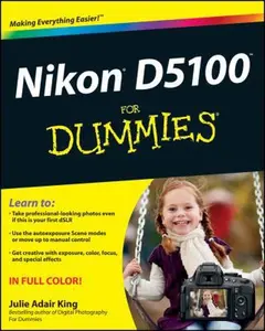 USED-Nikon D5100 For Dummies by Julie Adair King (Paperback)