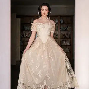 Snow Petal Tear Corset Dress-LuminaVenus Dresses Casual Summer Floral VintageDress LaceGown BallroomAesthetic RomanticStyle FairytaleFashion PrincessEnergy EtherealVibes PhotoShootOutfit Formal Women Embroidered Womenswear