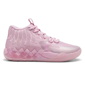 PUMA Mens X Lamelo Ball Mb.01 Iridescent Basketball Sneakers Shoes - Pink